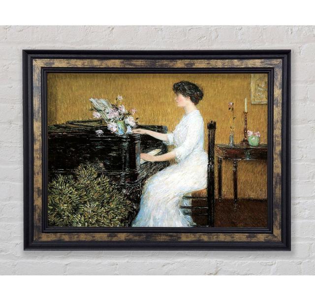 Hassam At The Piano - Single Picture Frame Art Prints Bright Star Size: 59.7cm H x 84.1cm W x 8cm D on Productcaster.