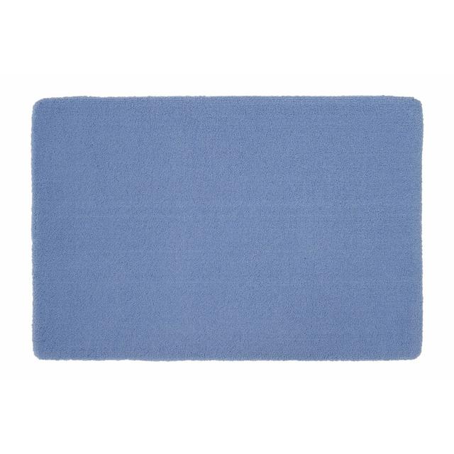 Bath Mat RHOMTUFT Size: 45cm W x 50cm L, Colour: Light Blue on Productcaster.