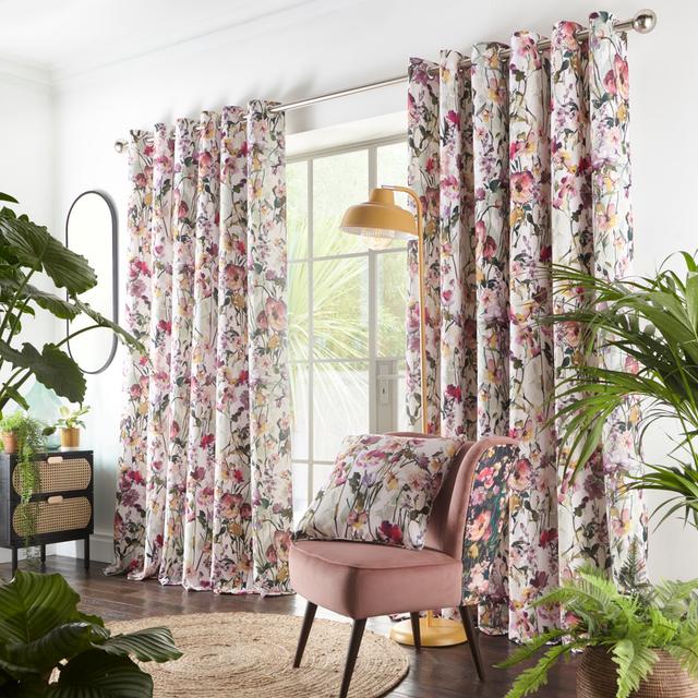 Nohoff Eyelet Room Darkening Curtains Ophelia & Co. Panel Size: 168 W x 137 D cm on Productcaster.