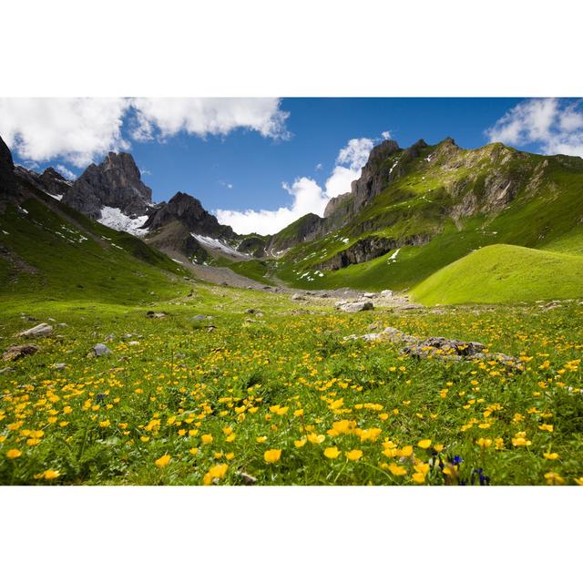 Lechtaler Wetterspitz In Tirol von Wingmar - Drucken Alpen Home Größe: 60 cm H x 90 cm B on Productcaster.