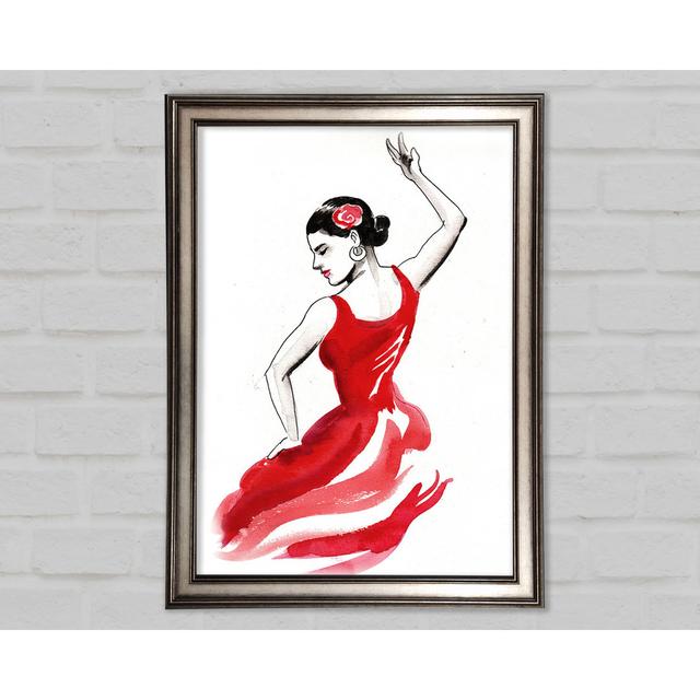 Flamenco 17 - Single Picture Frame Art Prints Mercer41 Size: 29.7cm H x 21cm W x 1.5cm D on Productcaster.