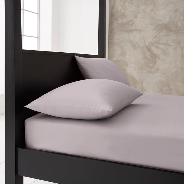 Nicole 144 Thread Count Pillowcase (Set of 2) Zipcode Design Colour: Grey on Productcaster.