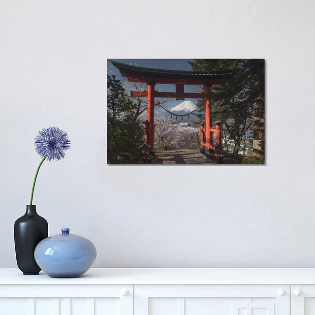 Spring In Japan XXVIII by Daniel Kordan - Print on Canvas World Menagerie Format: Wrapped Canvas, Size: 30.48cm H x 45.72cm W x 1.91cm D on Productcaster.