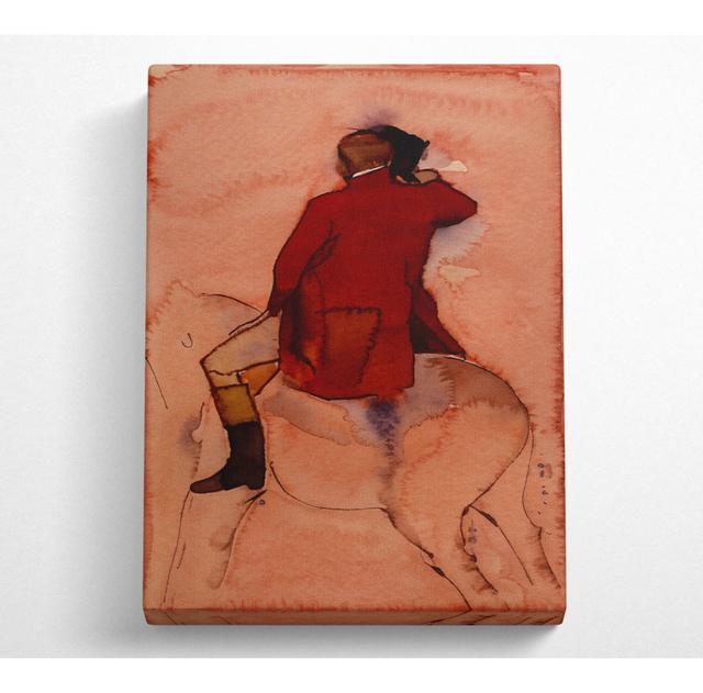 Degas Rider With Red Jacket - Print ClassicLiving Size: 81.3cm H x 50.8cm W x 10cm D on Productcaster.