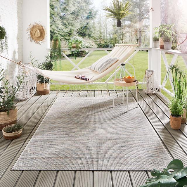 Swink No Pattern And Not Solid Colour Flatweave Indoor / Outdoor Area Rug Brambly Cottage Rug Size: Rectangle 200 x 290cm on Productcaster.