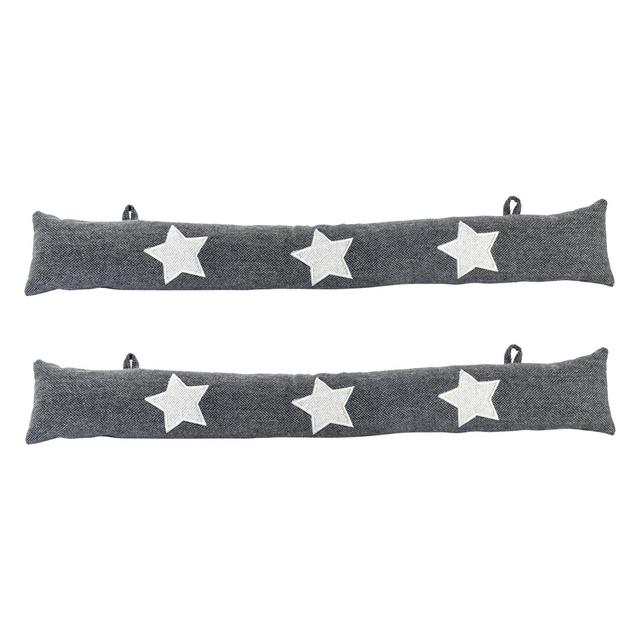 Nicola Spring - Herringbone Draught Excluders - 78.5cm - Star (Set of 2) Nicola Spring on Productcaster.