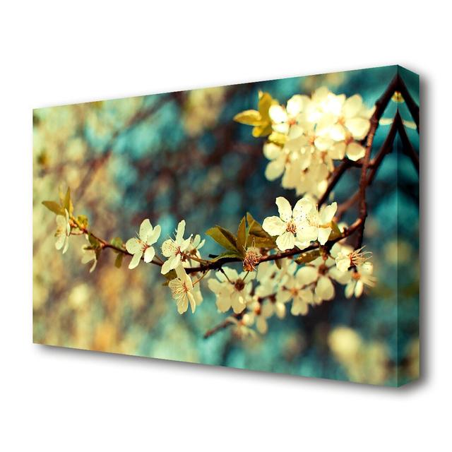 Beautiful Spring Day Flowers Canvas Print Wall Art East Urban Home Size: 81.3 cm H x 121.9 cm W on Productcaster.