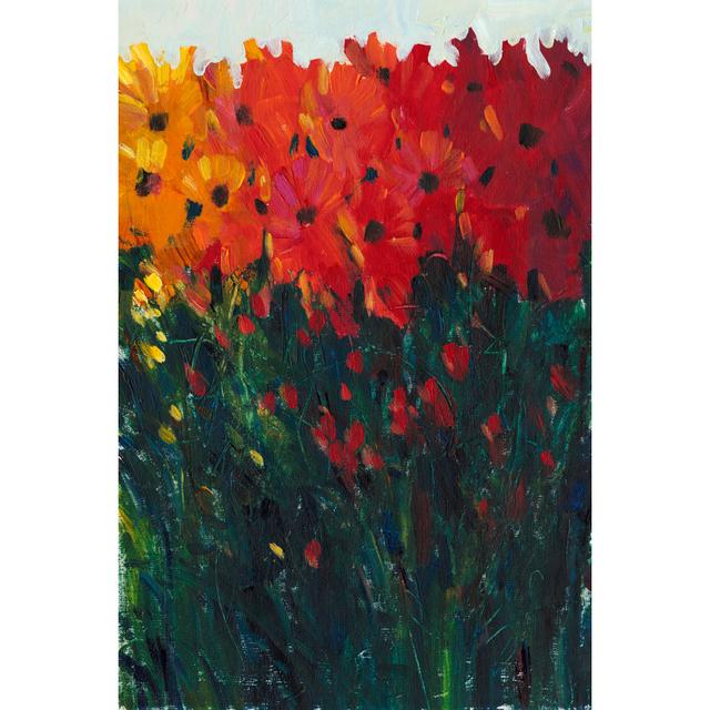 Color Spectrum Flowers I - Wrapped Canvas Art Prints Rosalind Wheeler Size: 91cm H x 61cm W x 3.8cm D on Productcaster.