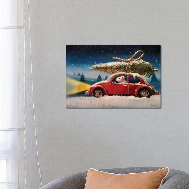 Tis The Season Maturi Size: 45.72cm H x 66.04cm W x 1.91cm D, Format: Wrapped Canvas on Productcaster.