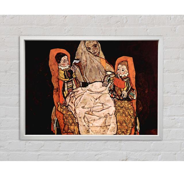 Schiele Parent With Two Children The Mother - Single Picture Frame Art Prints on Canvas Bright Star Size: 84.1cm H x 118.9cm W on Productcaster.