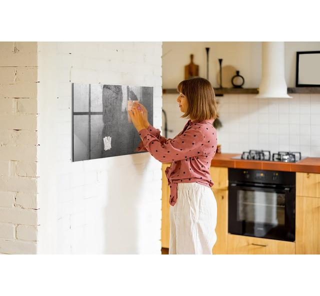 Magnetic Memo Board Whiteboard - 90 x 60 cm - With Marker and Magnets - Metal wall Ebern Designs on Productcaster.