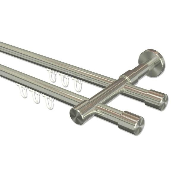 Meadowlakes Curtain Pole Set Symple Stuff Size: 5cm H x 320cm W x 15cm D on Productcaster.