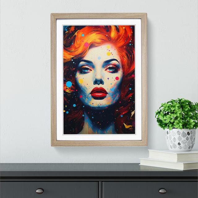 Galaxy Pop Fairmont Park Format: Oak Framed, Size: 64cm H x 46cm W on Productcaster.