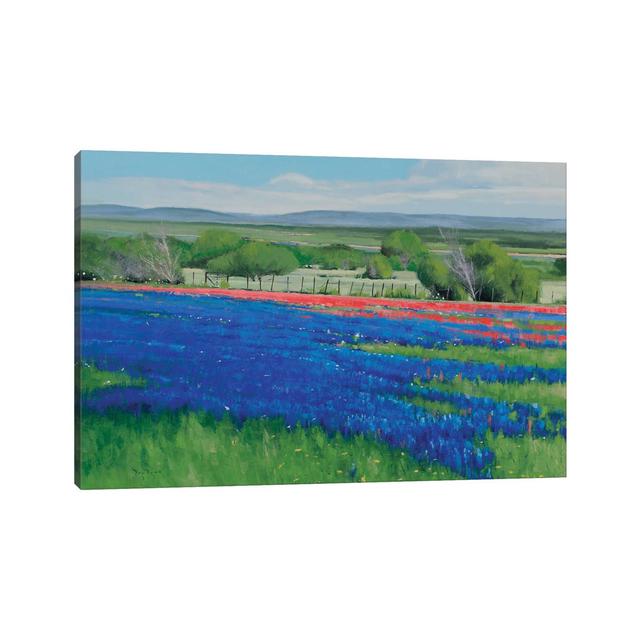 Texas Spring by Ben Bauer - Wrapped Canvas Painting Rosalind Wheeler Size: 20.32cm H x 30.48cm W x 1.91cm D on Productcaster.