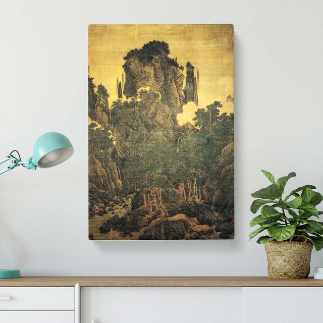 Wind In Pines Among A Myriad Valleys by Li Tang - Wrapped Canvas Print East Urban Home Size: 50cm H x 35cm W x 3cm D on Productcaster.