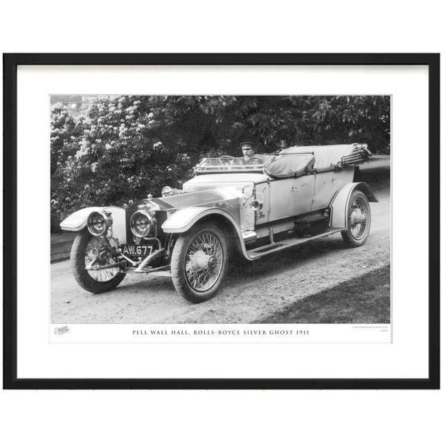 Pell Wall Hall, Rolls-Royce Silver Ghost 1911 - Single Picture Frame Print The Francis Frith Collection Size: 40cm H x 50cm W x 2.3cm D on Productcaster.