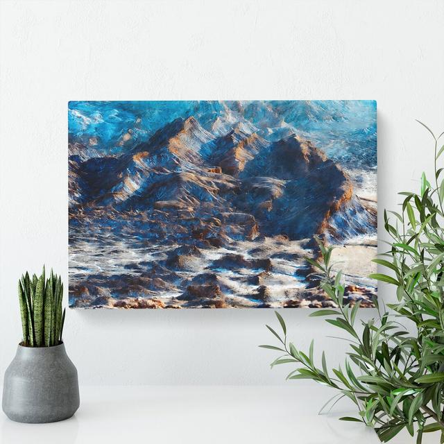 The Atacama Desert Chile - Wrapped Canvas Painting East Urban Home Size: 35cm H x 50cm W x 3cm D on Productcaster.