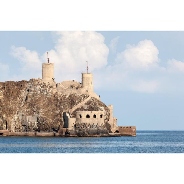 Old Fort in Muscat by Typhoonski - Wrapped Canvas Photograph 17 Stories Size: 51cm H x 76cm W on Productcaster.