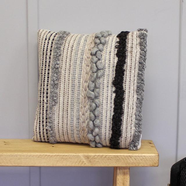 Olender Striped Scatter Cushion with Filling Bloomsbury Market on Productcaster.