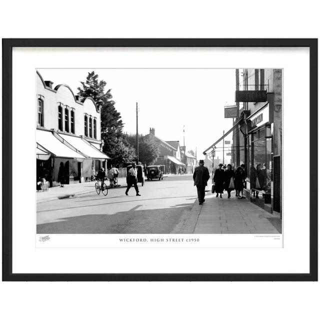 'Wickford, High Street C1950' by Francis Frith - Picture Frame Photograph Print on Paper The Francis Frith Collection Size: 45cm H x 60cm W x 2.3cm D on Productcaster.