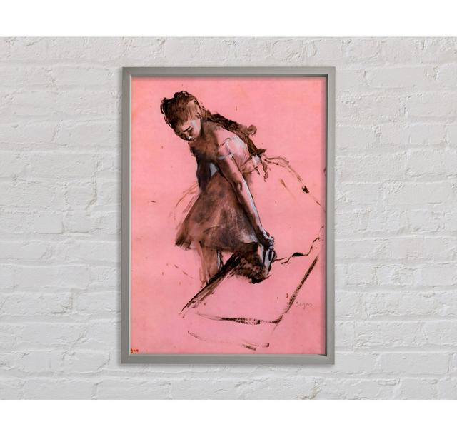 Dancer Slipping On Her Shoe - Print Rosalind Wheeler Size: 141.4cm H x 100cm W x 3.3cm D on Productcaster.