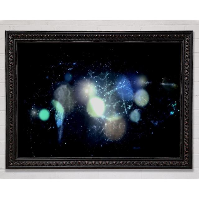 Space Orbs - Single Picture Frame Art Prints Bright Star Size: 100cm H x 141.4cm W on Productcaster.