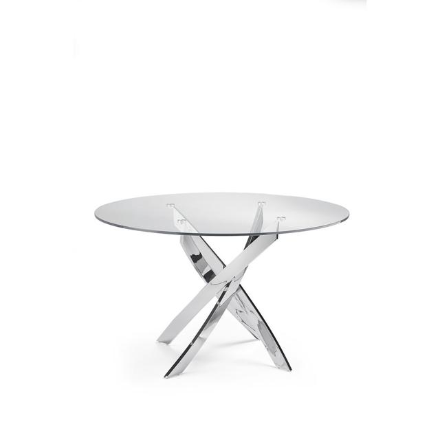 Dining Table Angel Cerda Size: 75cm H x 130cm L x 130cm W, Base Colour: Base Colour on Productcaster.