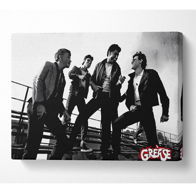 Grease T-Birds - Wrapped Canvas Art Prints Bright Star Size: 101.6cm H x 142.2cm W x 10cm D on Productcaster.