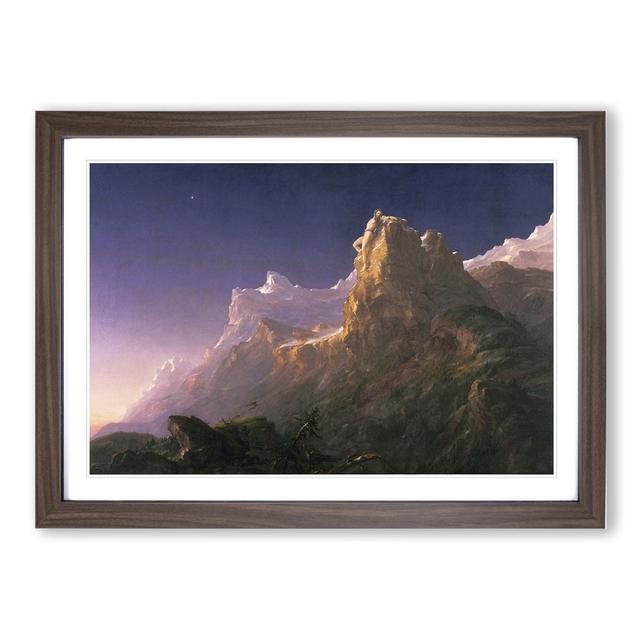 Prometheus Bound by Thomas Cole - Picture Frame Painting East Urban Home Size: 48cm H x 65cm W x 2cm D, Frame Option: Walnut Framed on Productcaster.