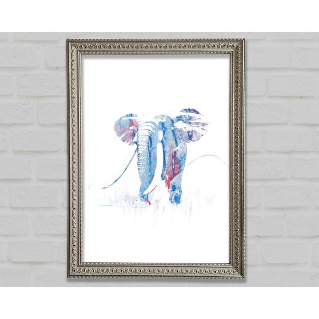 Elephant Painting Framed Print Latitude Vive Size: 84.1cm H x 118.9cm W on Productcaster.