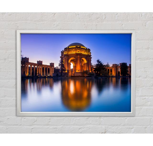 Palace of Fine Arts Ebern Designs Größe: 100 cm H x 141,4 cm B x 3,3 cm T, Format: Hellgrau gerahmte Leinwand on Productcaster.