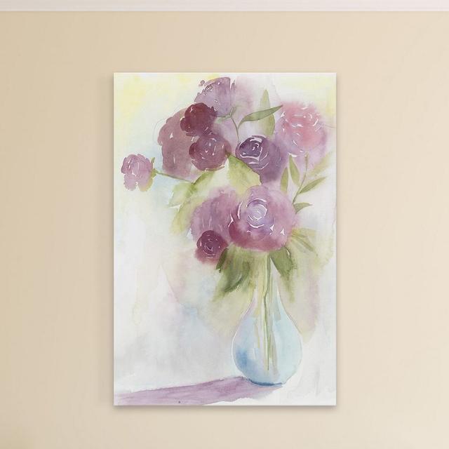 Glowing Bouquet I - Wrapped Canvas Painting Print East Urban Home Size: 91 cm H x 61 cm W x 4 cm D on Productcaster.