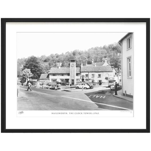 'Nailsworth, the Clock Tower C1965' by Francis Frith - Picture Frame Photograph Print on Paper The Francis Frith Collection Size: 45cm H x 60cm W x 2. on Productcaster.