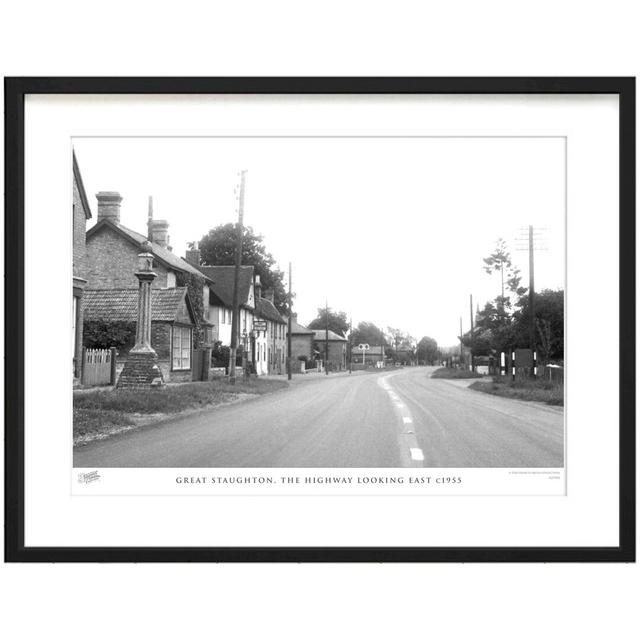 'Great Staughton, the Highway Looking East C1955' by Francis Frith - Picture Frame Photograph Print on Paper The Francis Frith Collection Size: 60cm H on Productcaster.