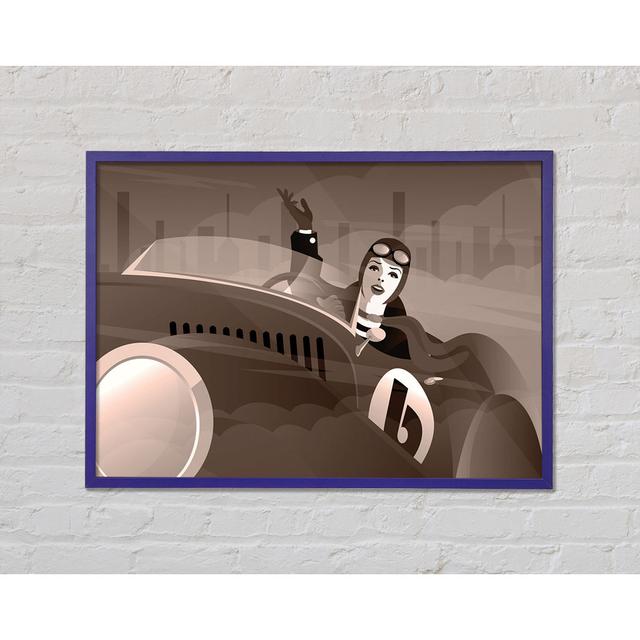 Old Woman Racer - Single Picture Frame Art Prints Ophelia & Co. Size: 21cm H x 29.7cm W x 2cm D on Productcaster.