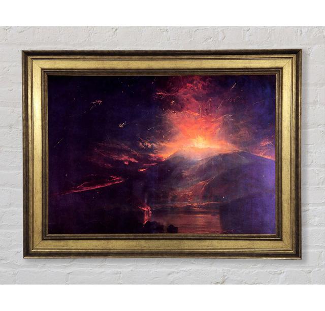 Joseph Mallord Turner Der Ausbruch des Vulkans Souffrier - Einzelne Bilderrahmen Kunstdrucke Bright Star Größe: 84,1 cm H x 142,2 cm B x 8 cm T on Productcaster.