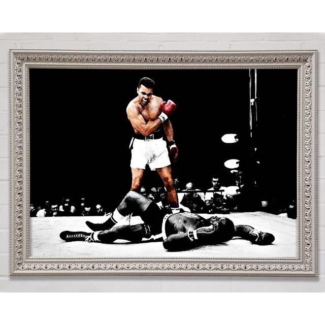 Muhammad Ali Knock Down - Print Bright Star Size: 59.7cm H x 84.1cm W x 3cm D on Productcaster.