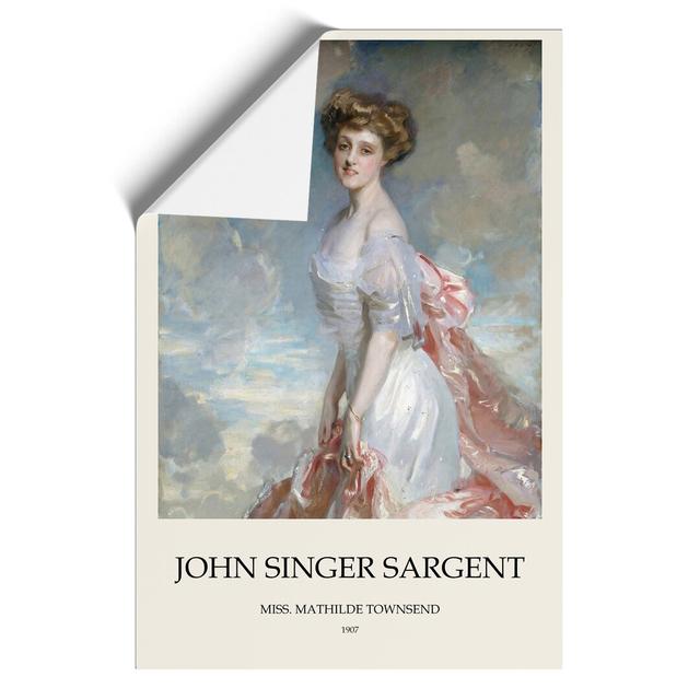 Portrait Of A Lady by John Singer Sargent - No Frame Print East Urban Home Size: 42cm H x 30cm W x 0.1cm D on Productcaster.