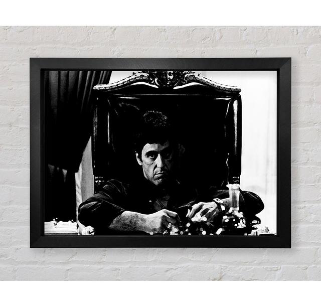 Al Pacino the Godfather - Single Picture Frame Art Prints Rosalind Wheeler Size: 100cm H x 141.4cm W x 3.4cm D on Productcaster.