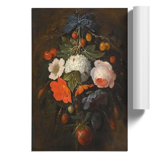 Still Life With Flowers And Fruit Vol.1 by Abraham Mignon - No Frame Painting East Urban Home Size: 30cm H x 21cm W x 0.1cm D on Productcaster.