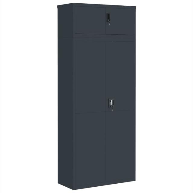 Kenly Storage Cabinet Latitude Run Colour: Anthracite on Productcaster.