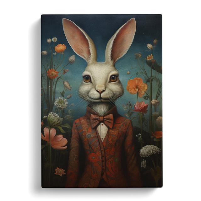 Hare Art Informel Art Happy Larry Size: 60cm H x 40cm W x 3cm D on Productcaster.