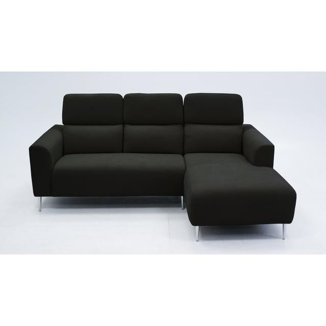 Ecksofa Markle Brayden Studio Polsterfarbe: Schwarz on Productcaster.