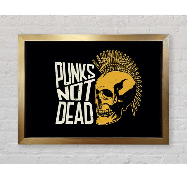 Punks Not Dead 1 - Single Picture Frame Art Prints Bright Star Size: 100cm H x 141.4cm W x 3.4cm D on Productcaster.