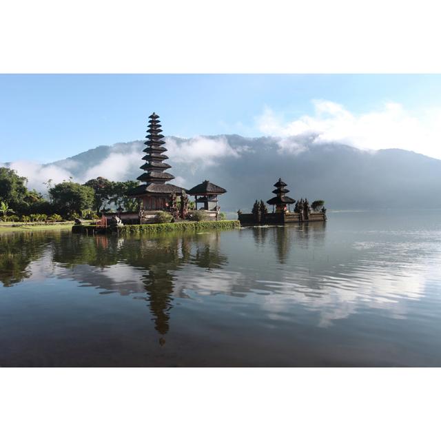 A Hindu Temple That Is On The Waterfront by Arissanjaya - Wrapped Canvas Print Union Rustic Size: 30cm H x 46cm W x 3.8cm D on Productcaster.