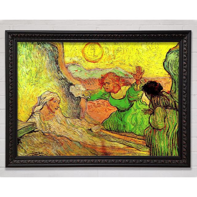 The Raising Of Lazarus After Rembrandt - Single Picture Frame Print Rosalind Wheeler Size: 59.7cm H x 84.1cm W x 3cm D, Format: Black/Gold Framed Pape on Productcaster.