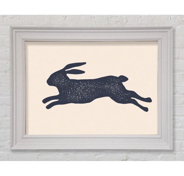 The Bouncing Hare - Single Picture Frame Art Prints August Grove Size: 59.7cm H x 84.1cm W x 8cm D on Productcaster.