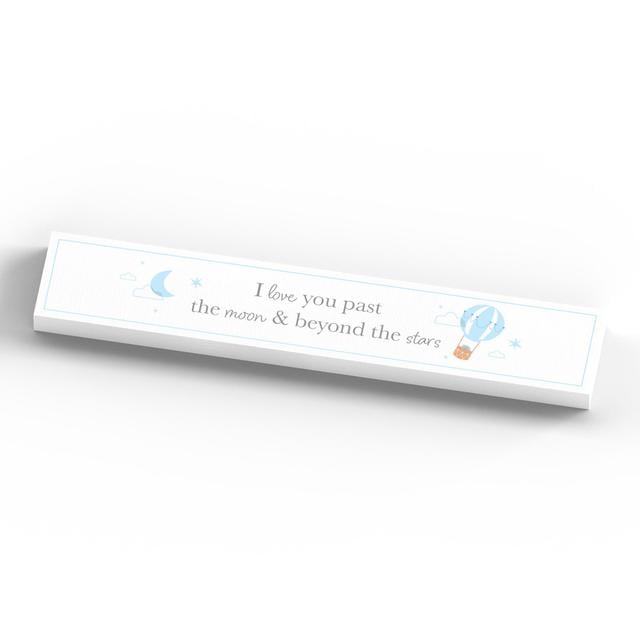 Verica Beyond the Stars P Momento Letter Block Maturi Finish: White/Blue on Productcaster.