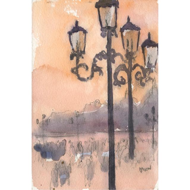 Venice Watercolors I by Samuel Dixon - Wrapped Canvas Art Prints Rosalind Wheeler Size: 46cm H x 30cm W x 3.8cm D on Productcaster.