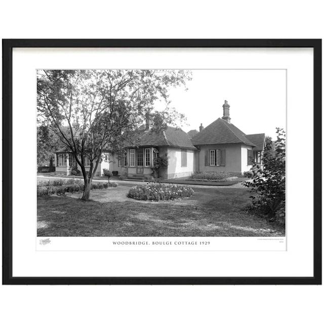 'Woodbridge, Boulge Cottage 1929' by Francis Frith - Picture Frame Photograph Print on Paper The Francis Frith Collection Size: 45cm H x 60cm W x 2.3c on Productcaster.